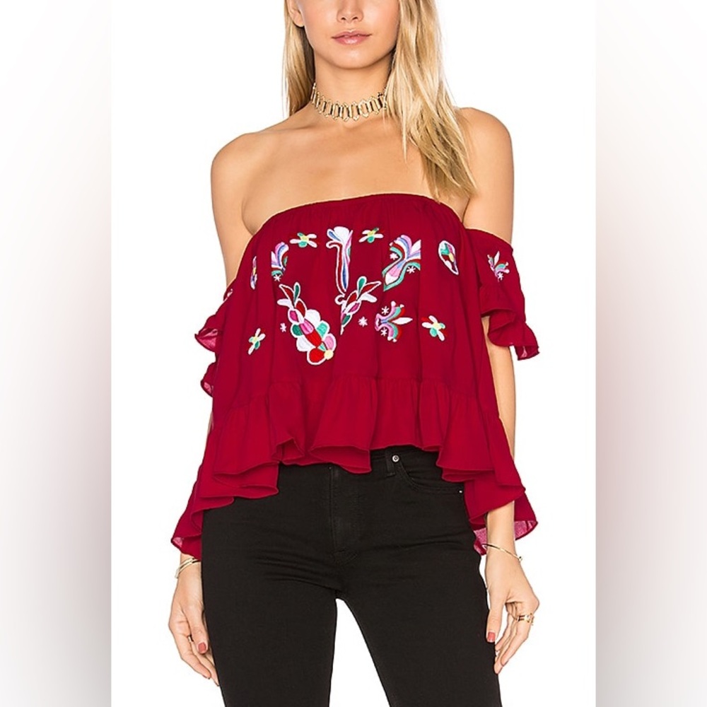 Vava By Joy Han - REVOLVE-  Embroidered Top